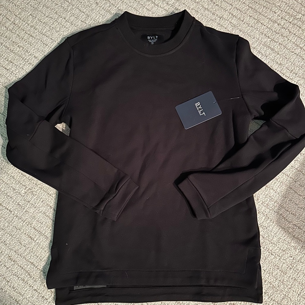 BYLT Black Pullover Sweatshirt Size X-Small - NWT